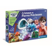 Clementoni – Coffret Science & Jeu Méga Cristaux – Cristaux Fluorescents Et Colorés – Expérience Chimique Dès 8 Ans – Manuel Inclus – Fabriqué En Italie