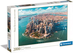 PUZZLE Lower Manhattan, City – 2000 pièces, Puzzle New Yo