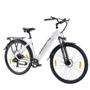 Vélo Hollandais Dame 28 Royal Dutch Monovitesse Blanc Hollandia à Prix