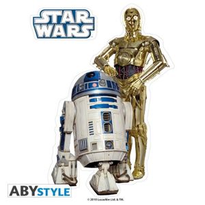 STICKERS Stickers Star Wars - 16x11cm  / 2 planches - R2-D2  / C3PO - ABYstyle