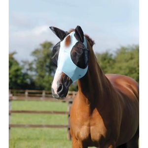 FILET DE PROTECTION Masque anti-mouches pour cheval Premier Equine Comfort Tech Lycra - blue - M