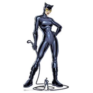 FIGURINE - PERSONNAGE Figurine en carton Catwoman Batman - Repositionnable - Super léger - Génial et Original