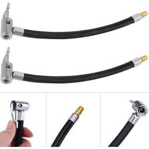 Hoobao 4 Pièces Adaptateur de Tuyau de Gonfleur de Pneu,Pneu Pneu Pneumatique Mandrin Pompe de Gonflage Tuyau Adaptateur Tuyau à Air,Adaptateur de Valve de Pneu de Voiture,pour Voiture Moto Vélo 