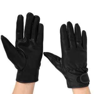 GANTS DE PROTECTION Taille L - noir - gants de moto en cuir de chèvre 