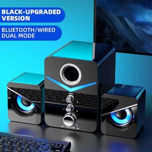 ENCEINTES ORDINATEUR Le noir - D221 Computer Speakers Wired Bluetooth 5