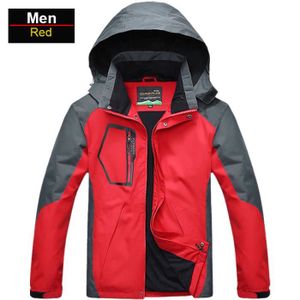 MANTEAU couleur Homme-Rouge taille XXXL veste de randonnée