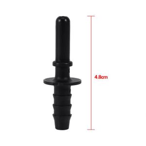 Connecteur De Tuyau à Carburant Droite Femelle – 2 Pièces – Noir – 55,5 X 23,5 Mm – Compatible 8 Mm