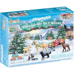 Playmobil - PLAYMOBIL 9262 Calendrier de l'Avent Centre équestre