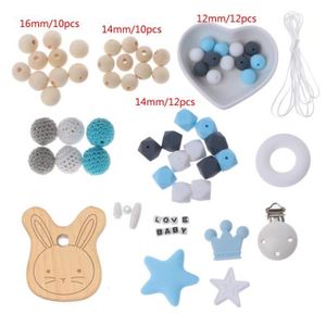 Jouet /à M/âcher Collier Pendentif Accessoires de Bricolage- Dinosaure Vert Manyo Perles Silicone B/éb/é Kit Anneaux de Dentition Personnalis/é Attache Sucette B/éb/é Non-Toxique sans BPA
