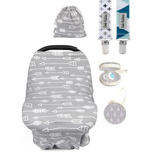 CAPE D'ALLAITEMENT Dodo Babies Couverture d'allaitement, housse de siège d'auto, écharpe d'allaitement, ultra doux et respirant, design polyvalent,136