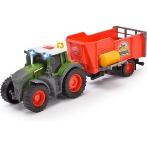 TRACTEUR - CHANTIER Dickie Toys - Tracteur Fendt avec remorque (26 cm)