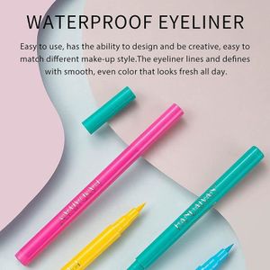 EYE-LINER - CRAYON SURENHAP Stylo eye-liner Stylo Eyeliner liquide 12 couleurs, anti-taches, Eye-Liner mat à séchage rapide pour hygiene boite ROSE