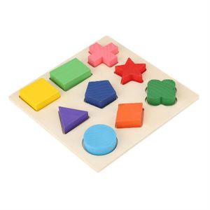 BOÎTE À FORME - GIGOGNE RUR Trois dimensions de jouets en bois de forme géométrique des enfants LC044
