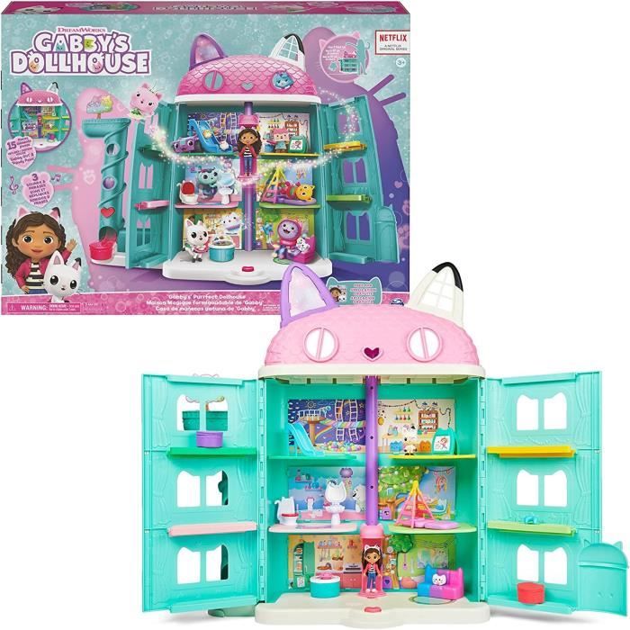 Gabby et la Maison Magique - Gabby's Dollhouse - Playset Deluxe Atelier  Bébé Boîte - 1 Figurine Accessoires - Pièce