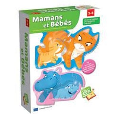 Puzzles Maman Et Bebes Animaux Cdiscount Jeux Jouets