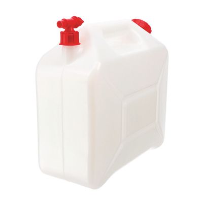 Bidon à Eau EDA 35 L – Spécial Caravane, Robinet, Grande Ouverture, Alimentaire, 42,5 X 23 X 48 Cm