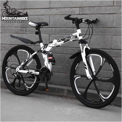 Nengge Vélo Vtt 24 Pouces Tout Suspendu Homme Femme Adulte Montagne À Fat  Tire Freins Disque Acier Hau - Cdiscount Sport