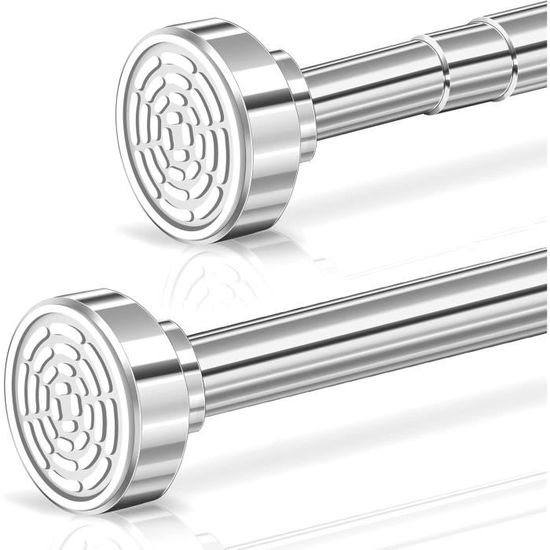 Tringle Rideau Sans Percer Courbée pour Douche - | La Boutique Déco