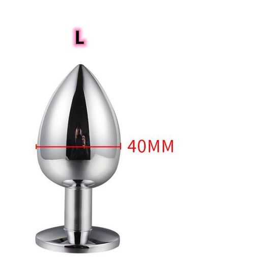 Plug Anal Vibrant En Métal The Glider S - 6,5 X 2,8 Cm, Couleur Argenté, Marque ToyJoy, Neuf