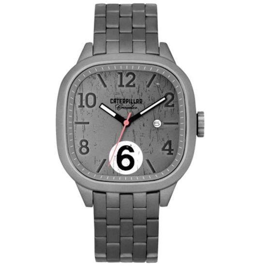 Montre Homme Caterpillar CR.141.11.131 - Quartz - Boîtier Acier 42 Mm Gris - Étanche 30m - Neuve Avec étiquettes