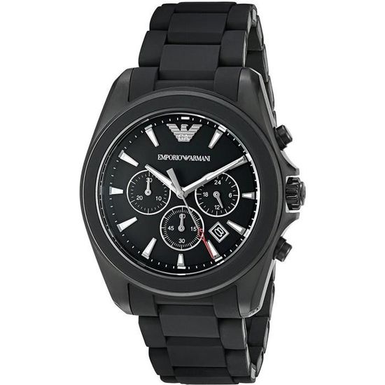 Emporio Armani Sportivo Homme 44mm Noir Quartz Montre AR6092
