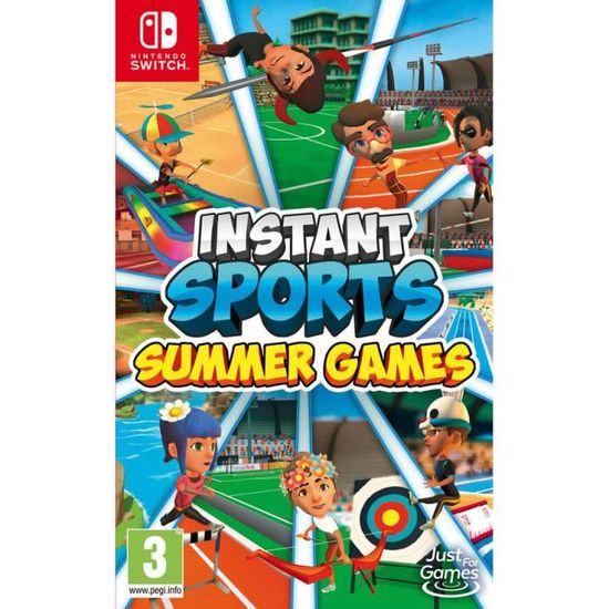 Instant Sports Summer Games sur SWITCH, un jeu Activités récréatives pour SWITCH.