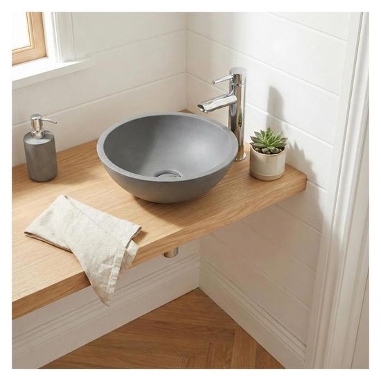 VASQUE À POSER lavabo salle de bain céramique lave-mains évier blanc 41