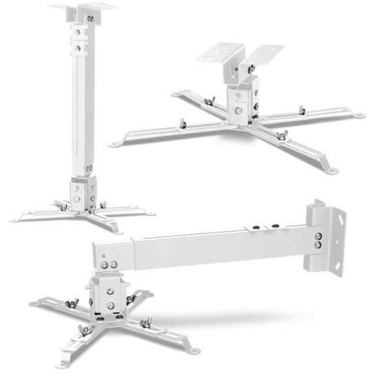 Support D'enceinte Plafond K&M 24496 - Pivotant Et Inclinable - Charge Max 25 Kg - Pour Home Studio Ou Bar