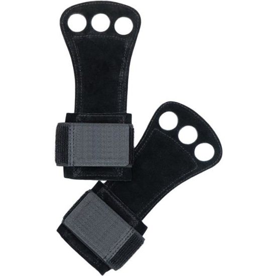 1 paire de gants d'entraînement en cuir noir d'haltérophilie pour gym hommes femmes sport   GANT DE CUISINE - MANIQUE