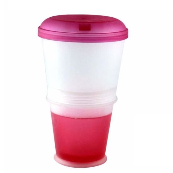 Tasse à Soupe Japonaise Avec Couvercle - Récipient Multifonction - Rouge Et Noir