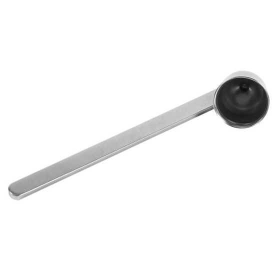 Ensemble d'accessoires de bougie, 3 en 1 en acier inoxydable, coupe-mèche de bougie et cuillère à mèche de bougie pour les amateurs de bougies parfumées [Noir
