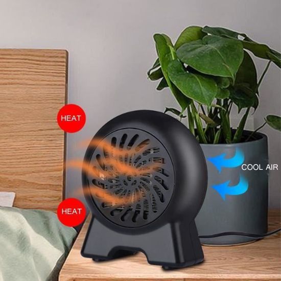 Radiateur D'appoint Mini 500W - Chauffage électrique Portable - Pour Intérieur/voiture/camping - 220V - 2