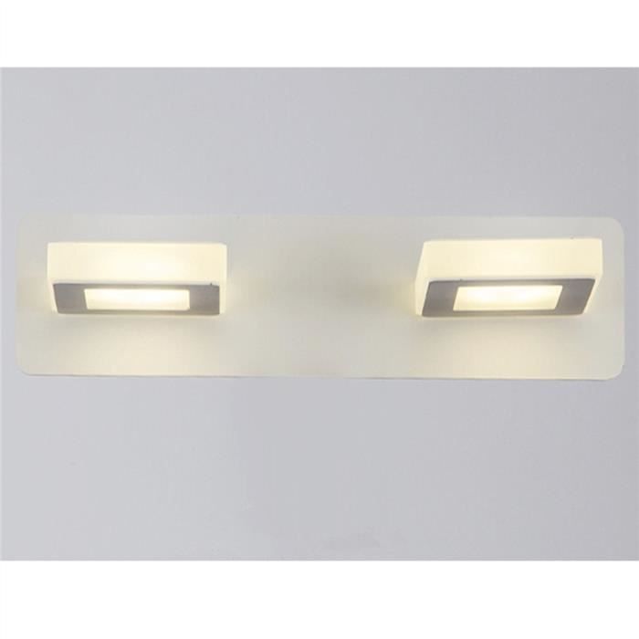 Les appareils d'éclairage de salle de bains ont mené la lumière de bras de lumière de bras de mur de cube en acrylique 10W (lumière