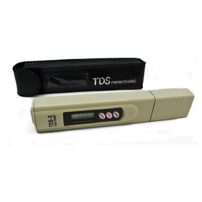 Mètre TDS pour tester la qualité de l'eau - TDS-3