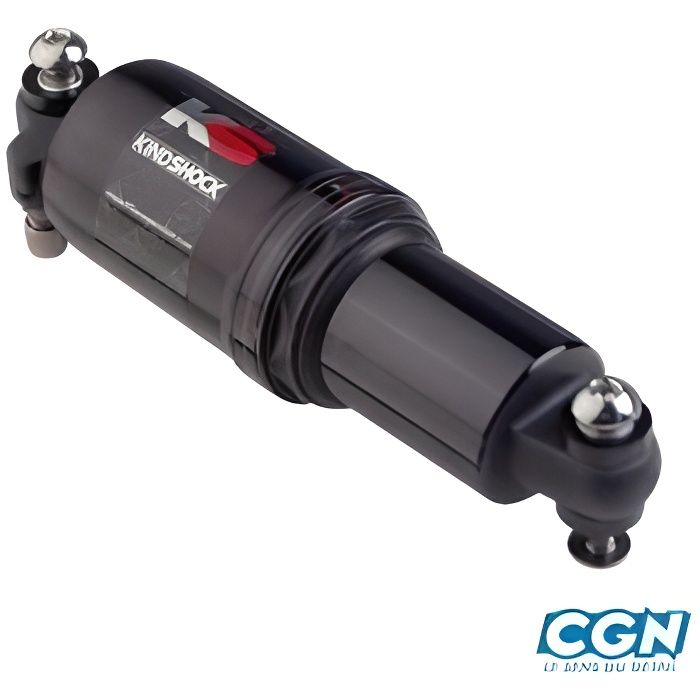 Amortisseur arriere vtt a air l165mm kind shock avec vis de fixation reglable sans blocage