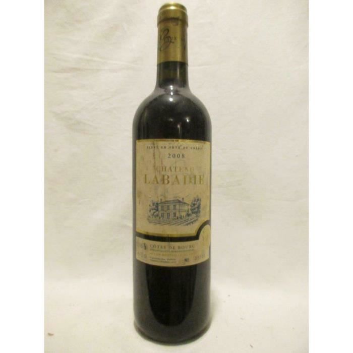 côtes de bourg château labadie rouge 2008 - bordeaux france