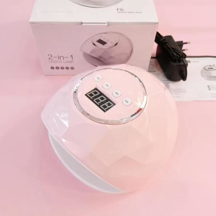 sèche-ongles -Couleur laser 48W UV lampe à LED sèche-ongles 39 pièces LEDDual main lampe ...- Modèle: Jaune clair EU - MIZJHGA03138