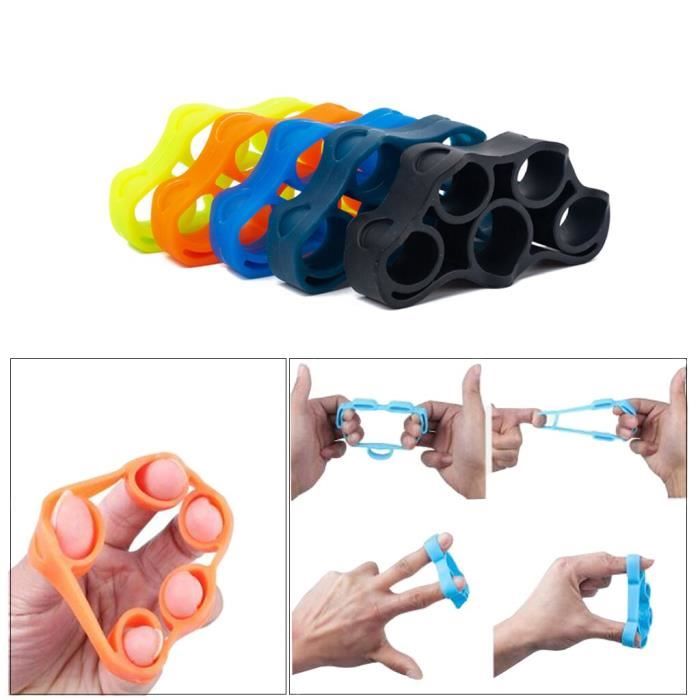 Accessoires Fitness - Musculation,Bandes de résistance d'extenseur de doigt de civière d'exercice de renforcement de poignée de