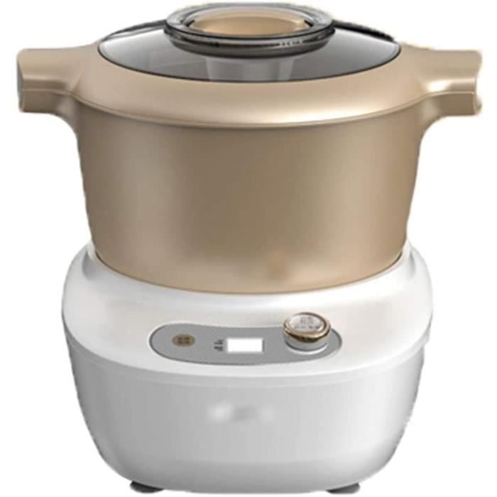 XLSQW Mixer pâte électrique, Machine à Pain Pétrin Alimentaire Mélangeurs Pétrissage Cuisine Mixer, avec 5L Jatte, Crochet pétrisseu