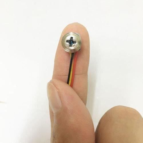 Vis mini caméra espion à micro - cachée 1080P, à sténopé - Vidéosurveillance CCTV - 800 TVL - Pour domicile et bureau
