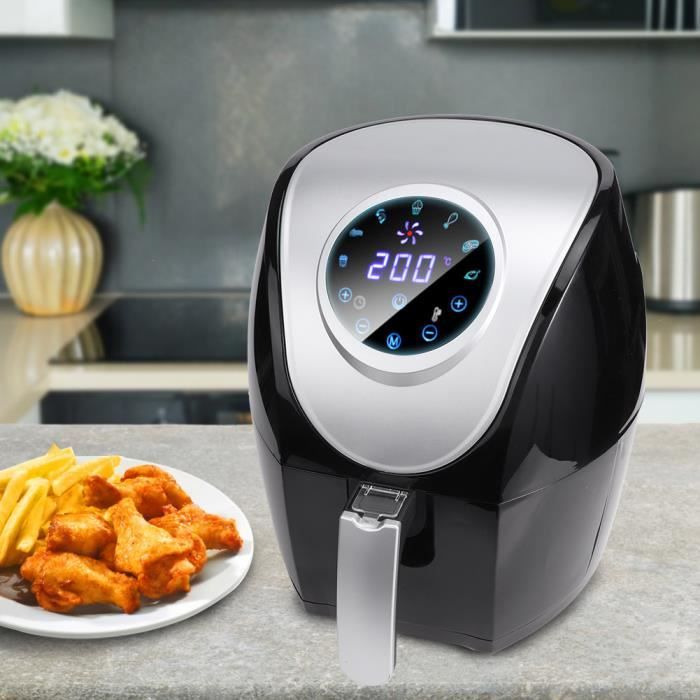 5Lmultifonctionnel friteuse électrique à air Friture sans huile avec écran tactile intelligent -prise UE 220V HB046
