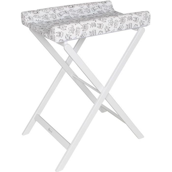 GEUTHER Table à langer pliable TRIXI blanche