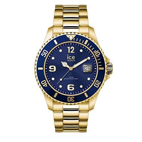 Ice-Watch - ICE steel Gold blue - Montre dorée pour homme avec bracelet en metal - 016762 (Large) 016762