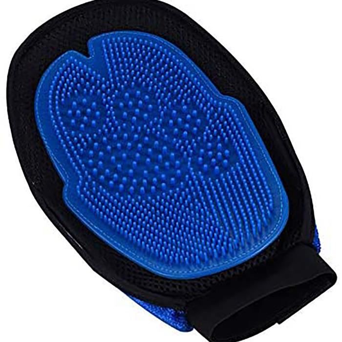 Kambo Gant de Toilettage pour Chien et Chat, Un Bain épilateur en Caoutchouc Grooming Gant pour Un Brossage en Douceur