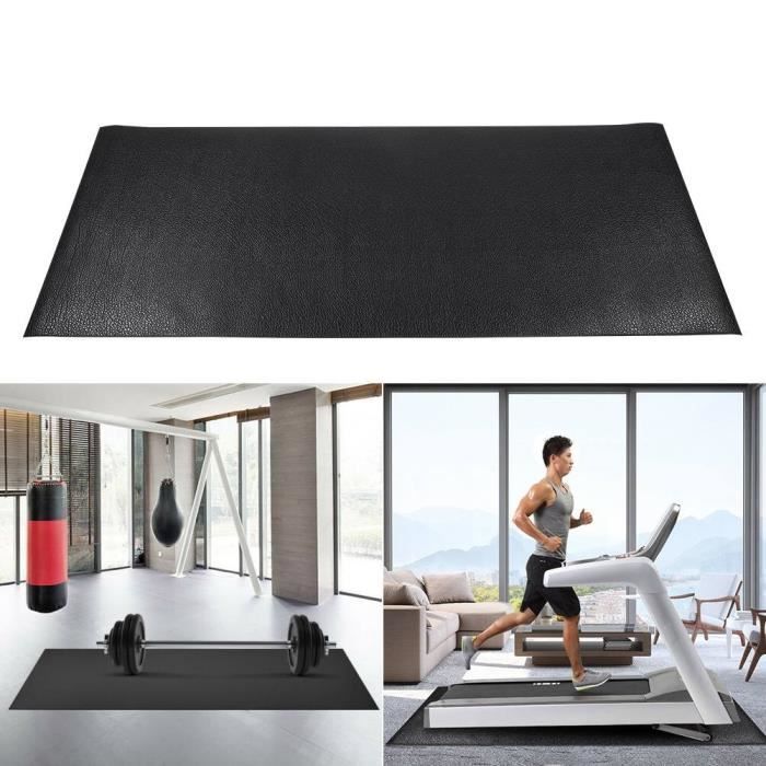 KIMISS tapis de gymnastique Tapis de tapis roulant grand tapis de protection de plancher d'exercice de gymnastique de forme