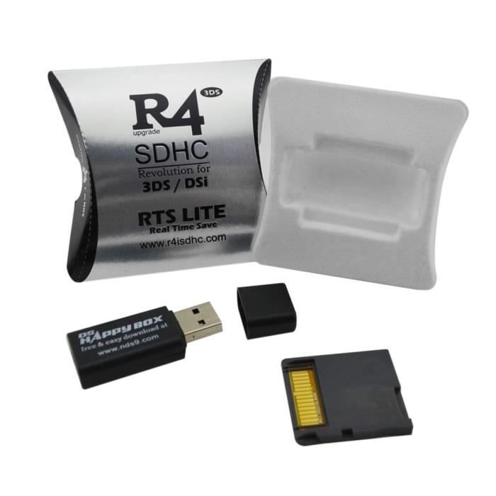 R4 SDHC micro adaptateur de carte mémoire mémoire flash sécurisé numérique adapté pour DS 3DS 2DS NDSI NDS large compatible