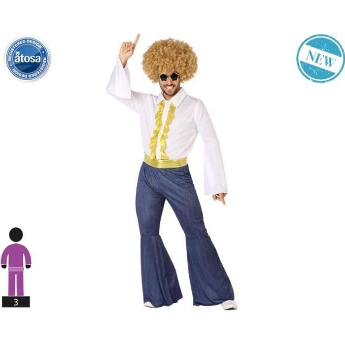 ATOSA Déguisement Disco Pour Homme
