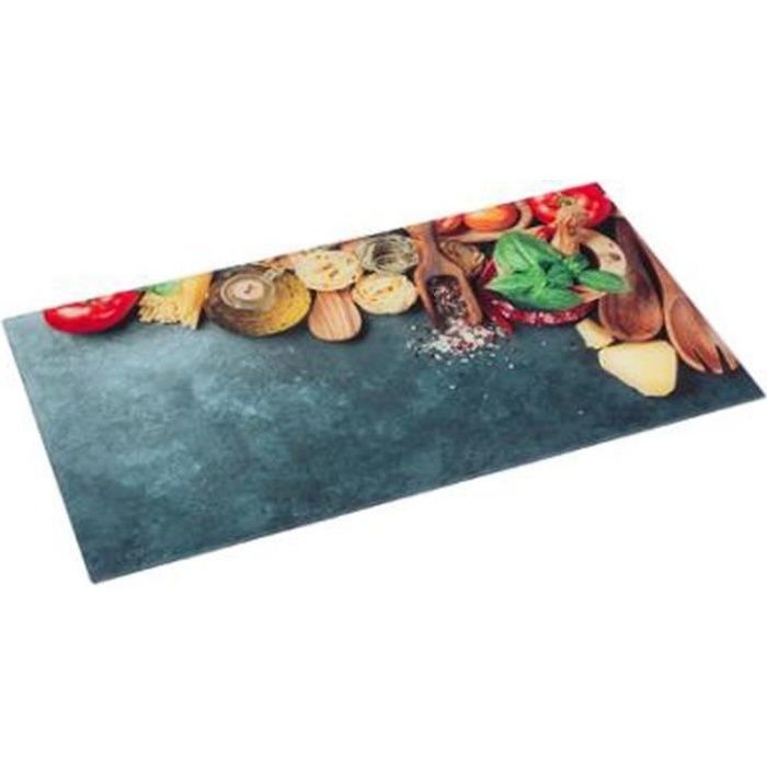 Planche à Découper Verre -Italie- 30x52cm Multicolore