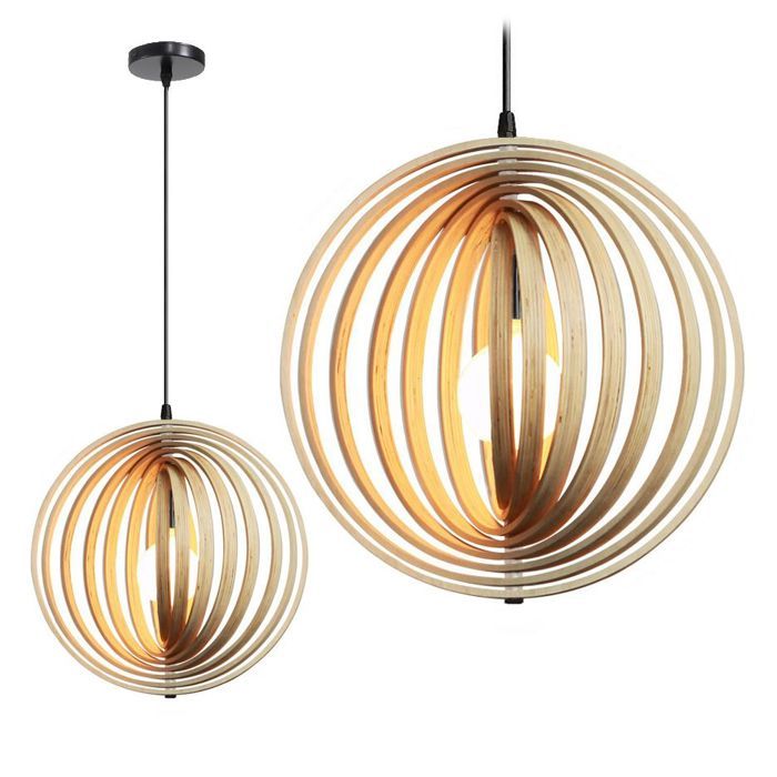 Lampe Suspendue De Plafond Toolight Boho App1278-1Cp Suspenion Beige 42 X 42 X 42 Cm
