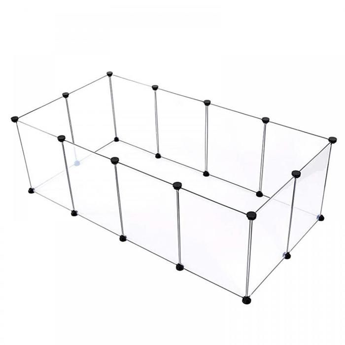 XJING-Enclos pour Animaux- Enclos pour petit chien/lapin- Parc intérieur pour animaux- Enclos 145*74*47cm